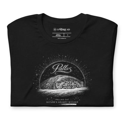 OMTHREAD Pallas Cat Nature’s Grumpy Wonder T-Shirt Funny Wildlife Conservation Tee
