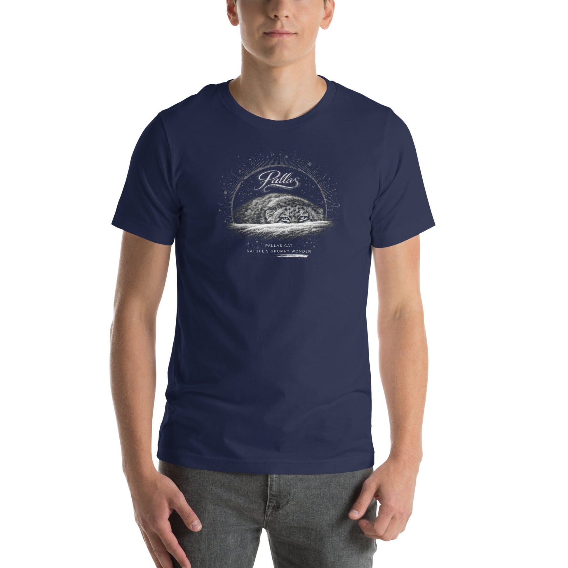 OMTHREAD Pallas Cat Nature’s Grumpy Wonder T-Shirt Funny Wildlife Conservation Tee