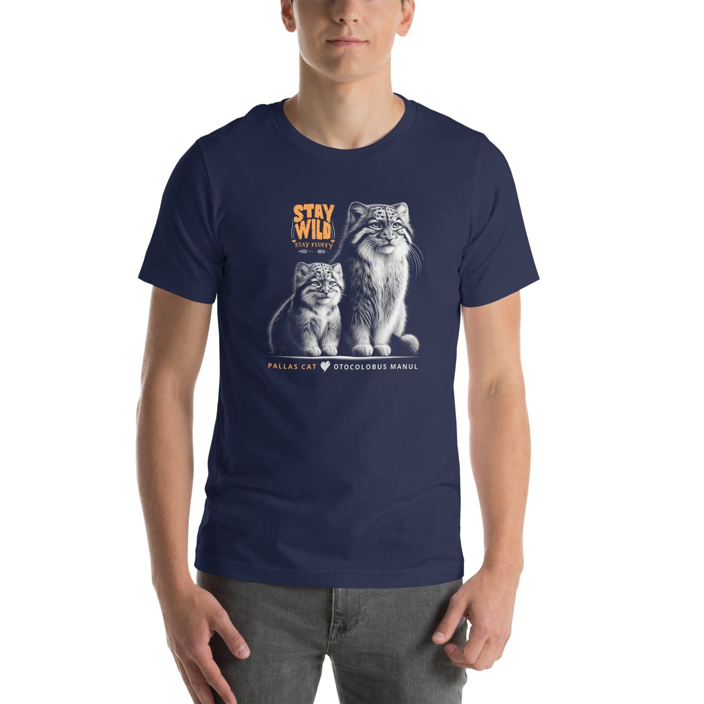 OMTHREAD Pallas Cats: Stay Wild, Stay Fluffy Conservation Tee