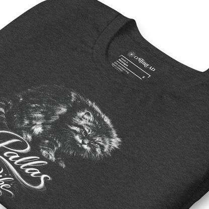 OMTHREAD Pallas Vibe Pallas Cat T-Shirt Grumpy Manul Wildcat Graphic
