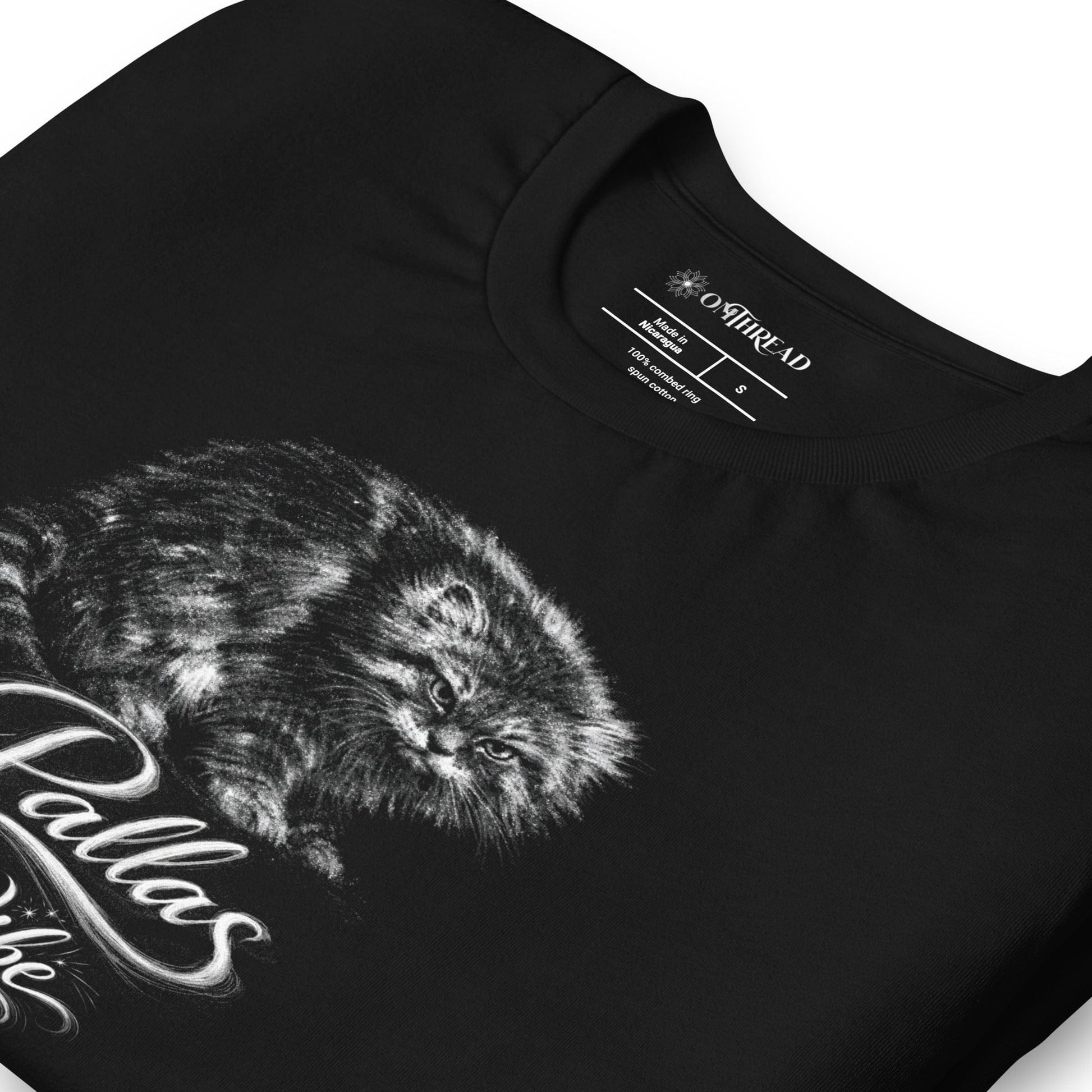 OMTHREAD Pallas Vibe Pallas Cat T-Shirt Grumpy Manul Wildcat Graphic