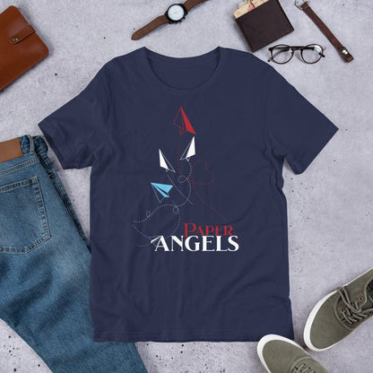 OMTHREAD Paper Angels, Soar with Precision USA Tee