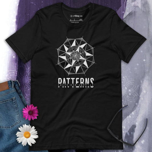 OMTHREAD Patterns Shape Our Journey Yoga Tee