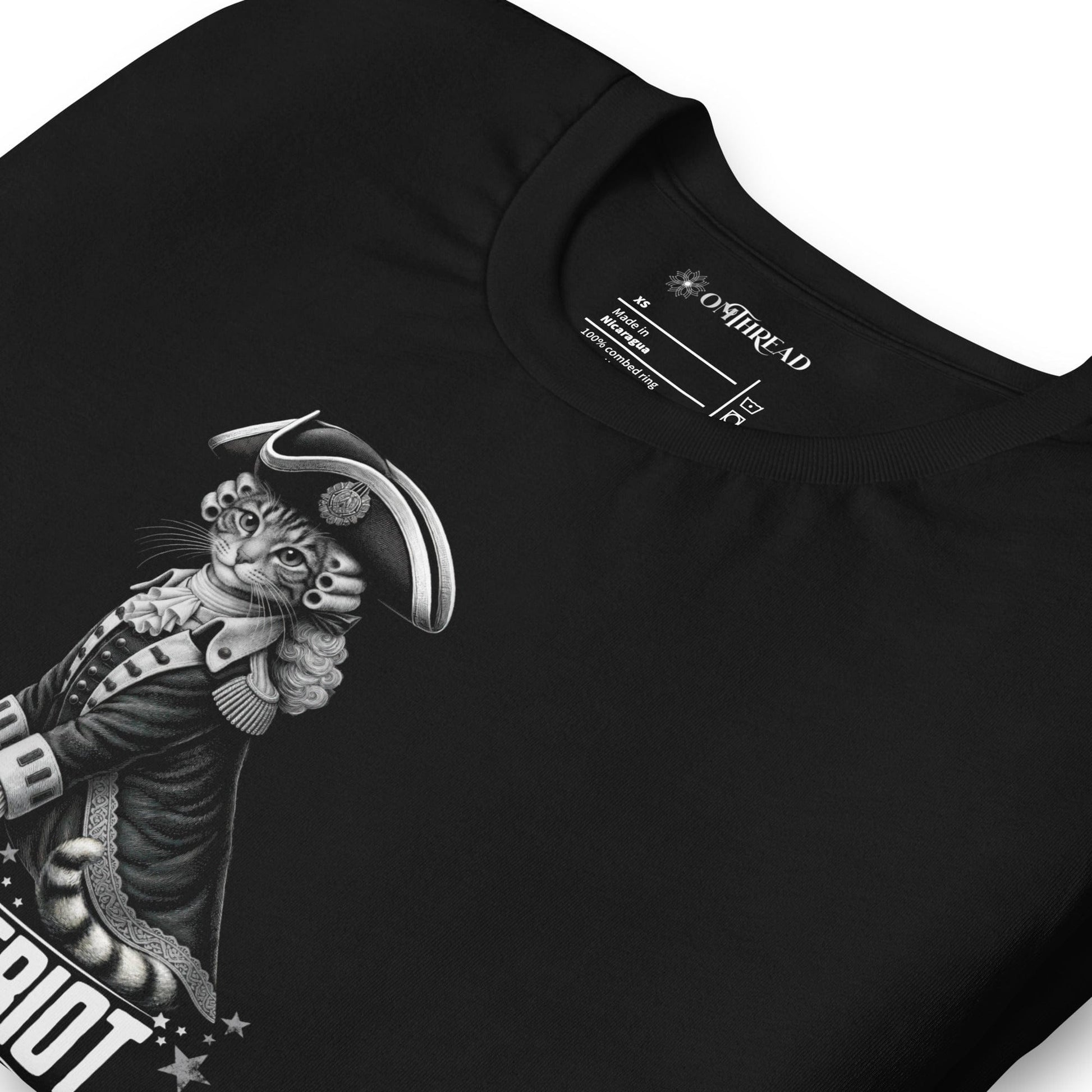 OMTHREAD Paw Triot Patriot Cat Graphic Shirt July 4th Tee