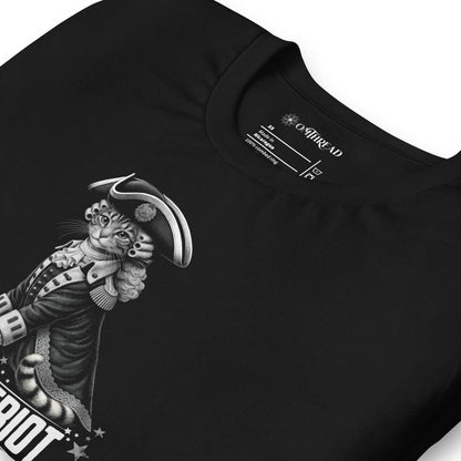 OMTHREAD Paw Triot Patriot Cat Graphic Shirt July 4th Tee
