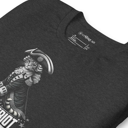 OMTHREAD Paw Triot Patriot Cat Graphic Shirt July 4th Tee