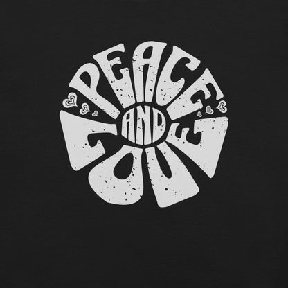 OMTHREAD Peace and Love Motivational Tee