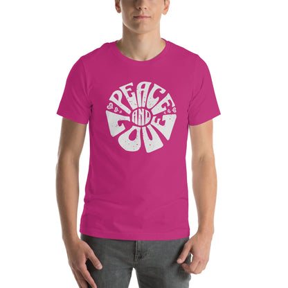 OMTHREAD Peace and Love Motivational Tee