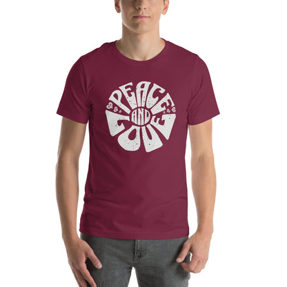 OMTHREAD Peace and Love Motivational Tee