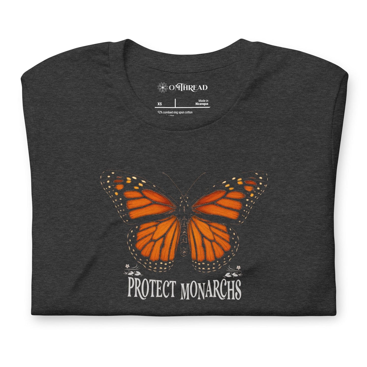 OMTHREAD Protect Monarchs Butterfly Shirt – Save the Monarch T-Shirt for Nature Lovers | OMThread