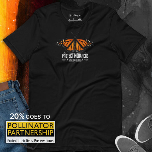 OMTHREAD Protect Monarchs Butterfly T-Shirt, Save Monarch Butterflies Shirt, Conservation Gift Tee