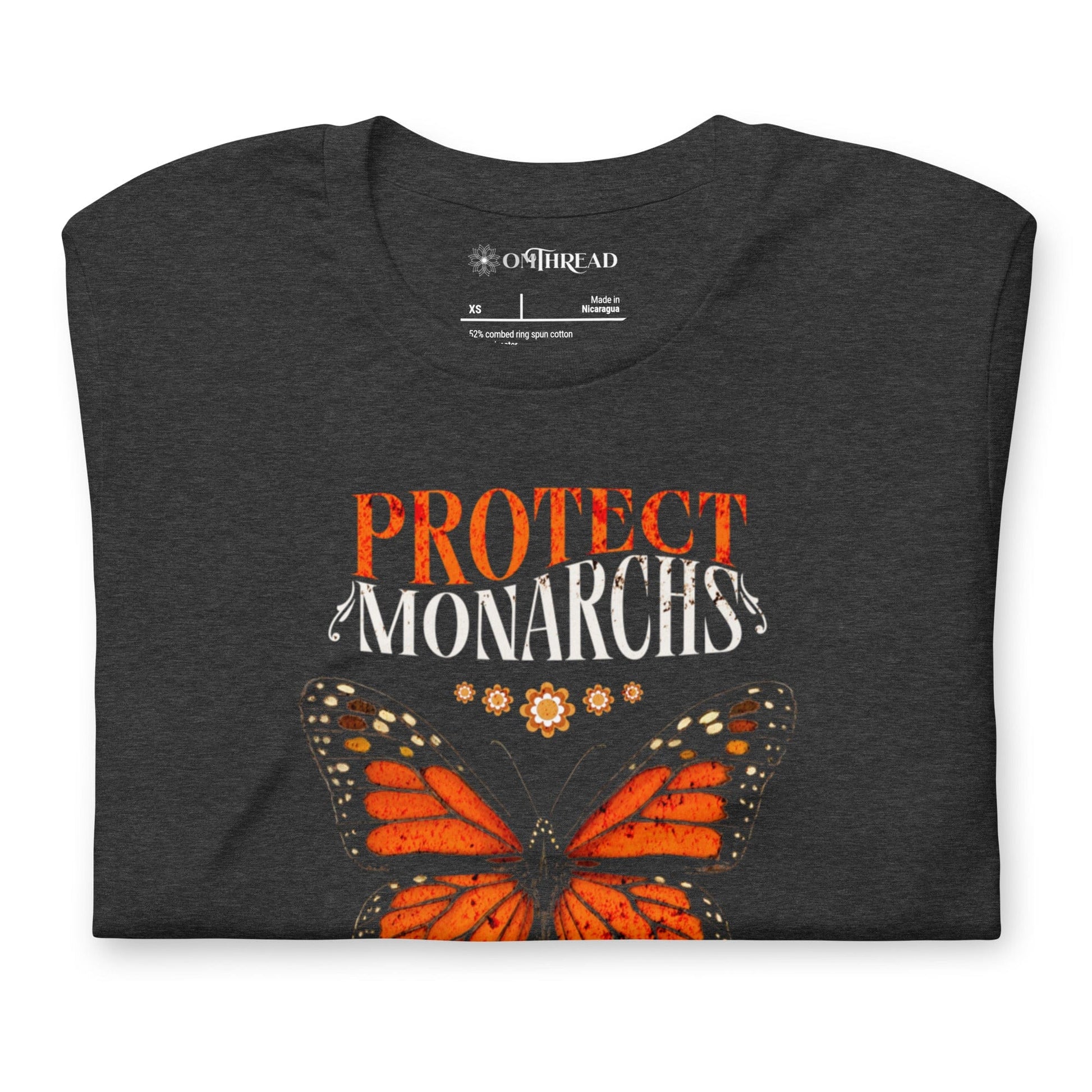 OMTHREAD Protect Monarchs Plant Milkweed Butterfly Conservation T-Shirt