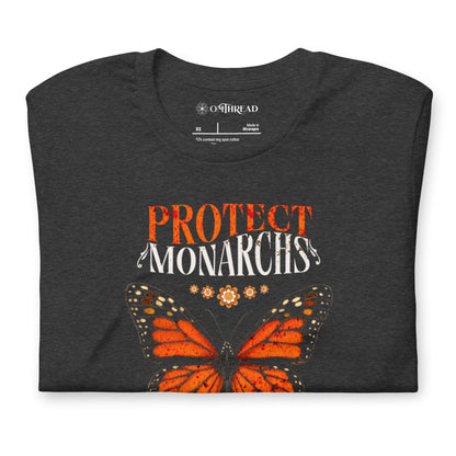 OMTHREAD Protect Monarchs Plant Milkweed Butterfly Conservation T-Shirt