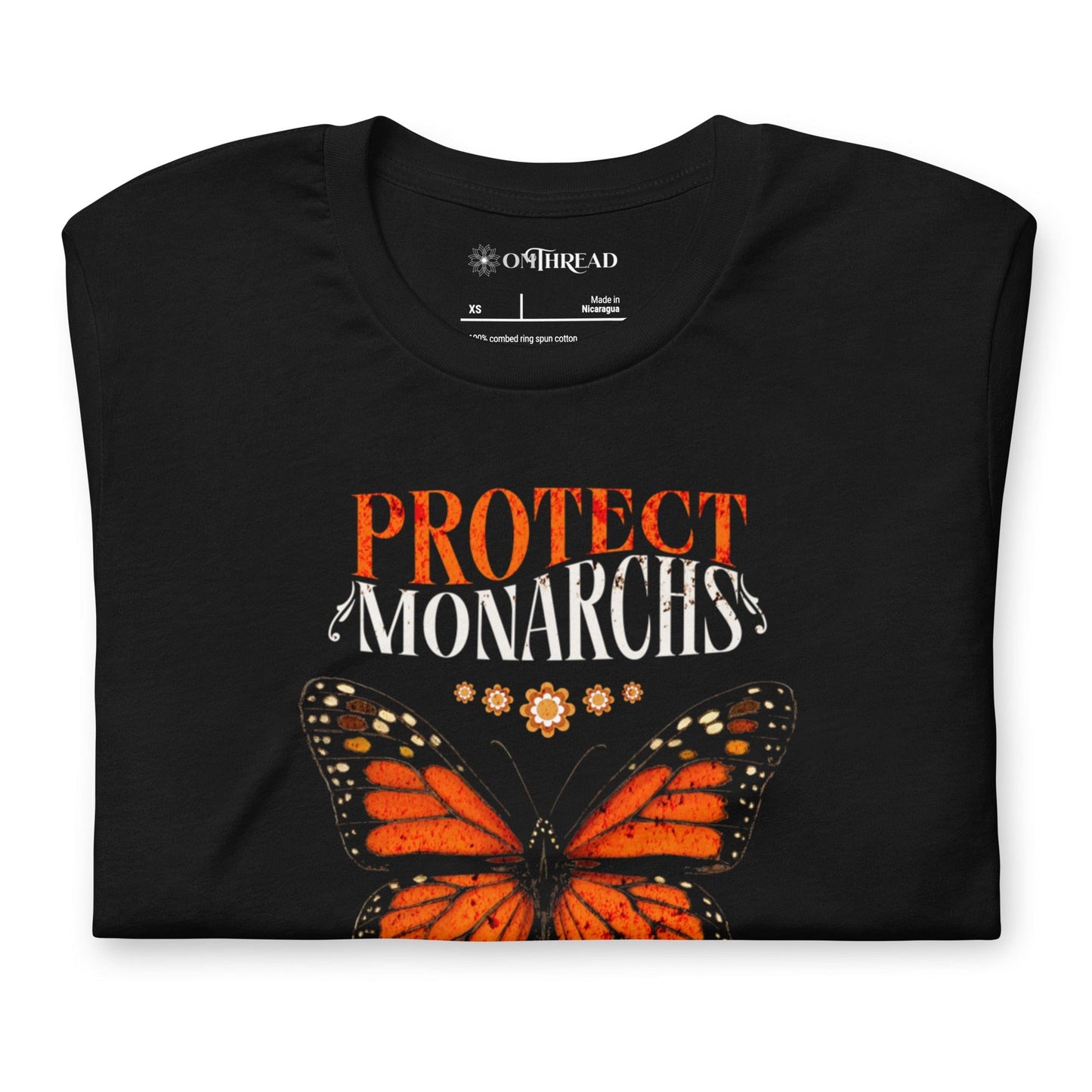 OMTHREAD Protect Monarchs Plant Milkweed Butterfly Conservation T-Shirt
