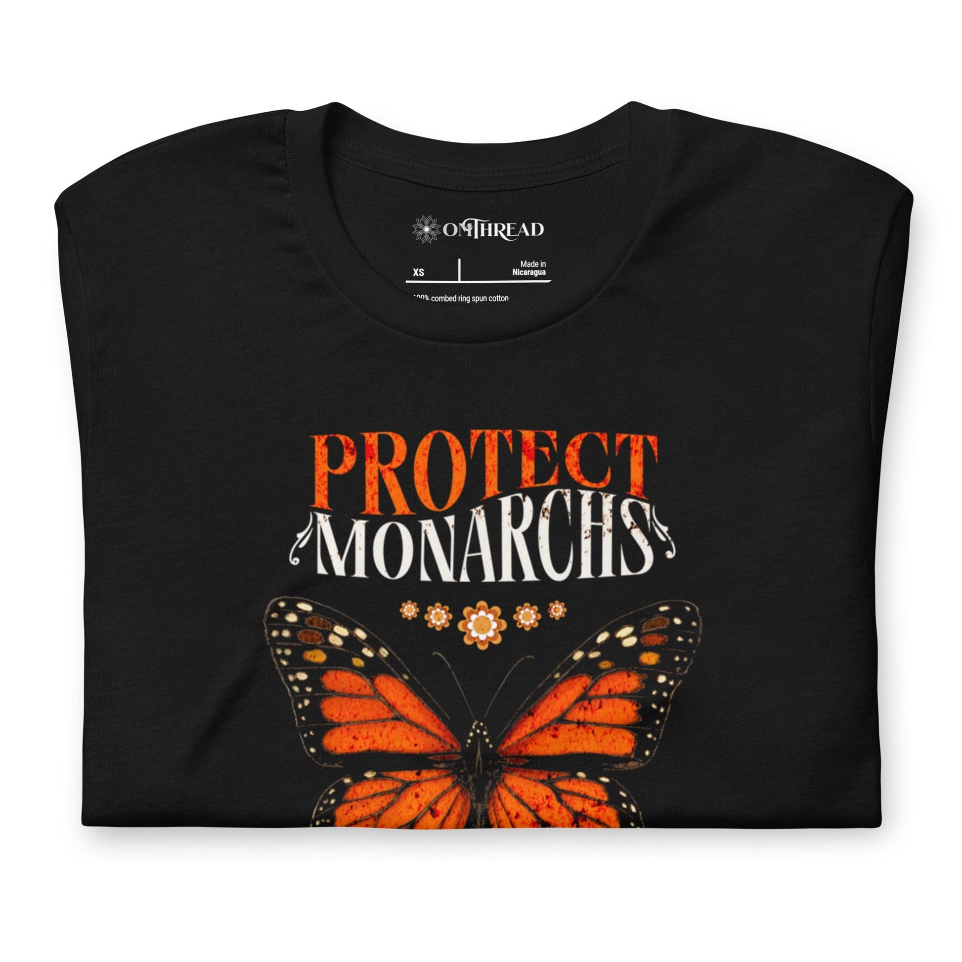 OMTHREAD Protect Monarchs Plant Milkweed Butterfly Conservation T-Shirt