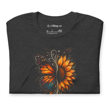 OMTHREAD Protect Pollinators Protect the Future Monarch Butterfly and Sunflower Shirt