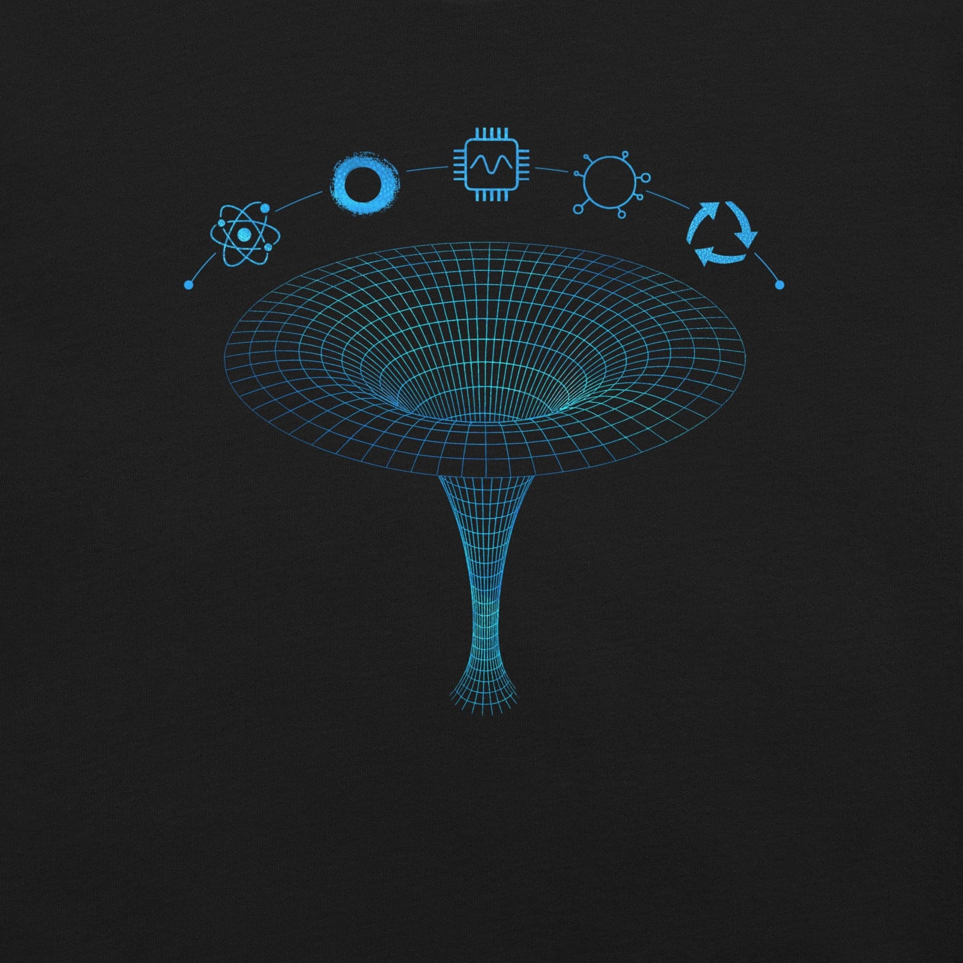 OMTHREAD QMM Blue Print Crew Neck Unisex T-Shirt