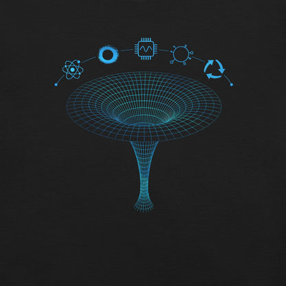 OMTHREAD QMM Blue Print Crew Neck Unisex T-Shirt