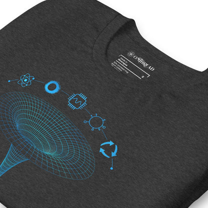OMTHREAD QMM Blue Print Crew Neck Unisex T-Shirt
