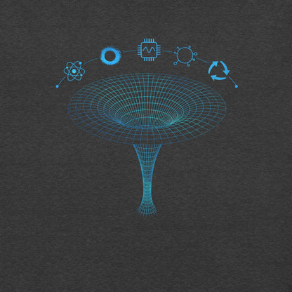 OMTHREAD QMM Blue Print Crew Neck Unisex T-Shirt