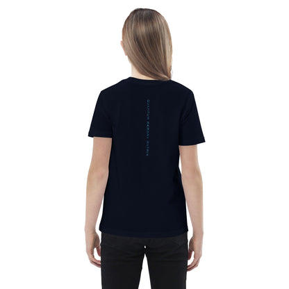 OMTHREAD QMM Blue Print Organic Cotton Kids T-Shirt