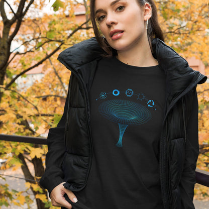 OMTHREAD QMM Blue Print Unisex Long Sleeve Tee