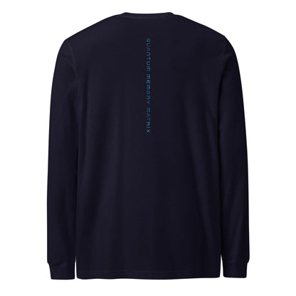 OMTHREAD QMM Blue Print Unisex Long Sleeve Tee
