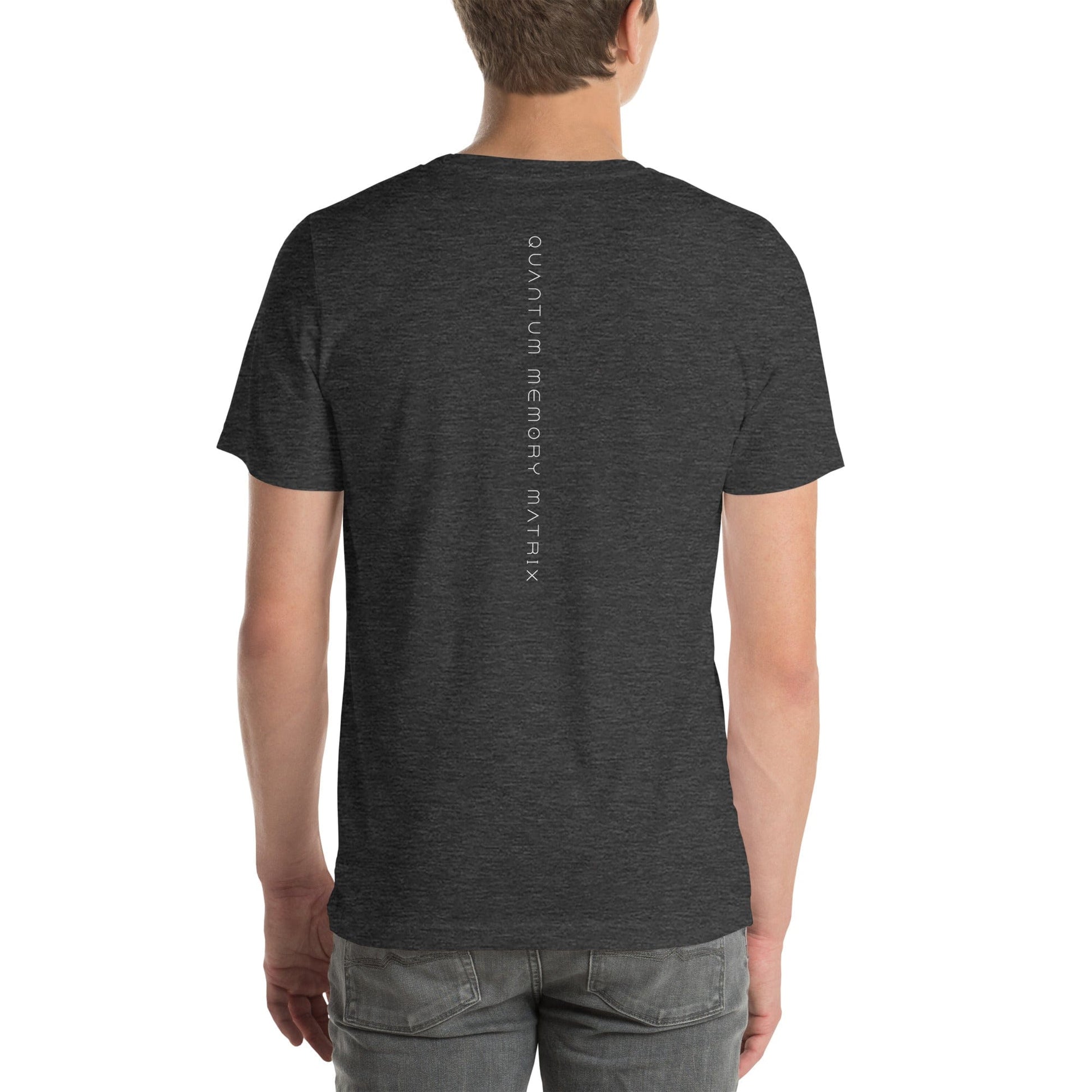 OMTHREAD QMM White Print Crew Neck Unisex T-Shirt