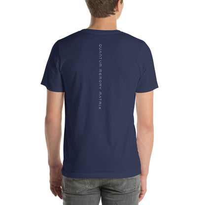 OMTHREAD QMM White Print Crew Neck Unisex T-Shirt