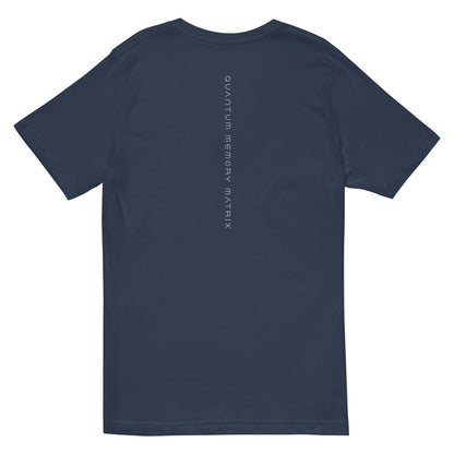OMTHREAD QMM White Print Unisex V-Neck T-Shirt