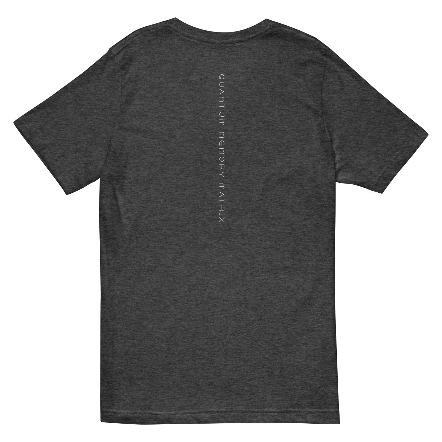 OMTHREAD QMM White Print Unisex V-Neck T-Shirt