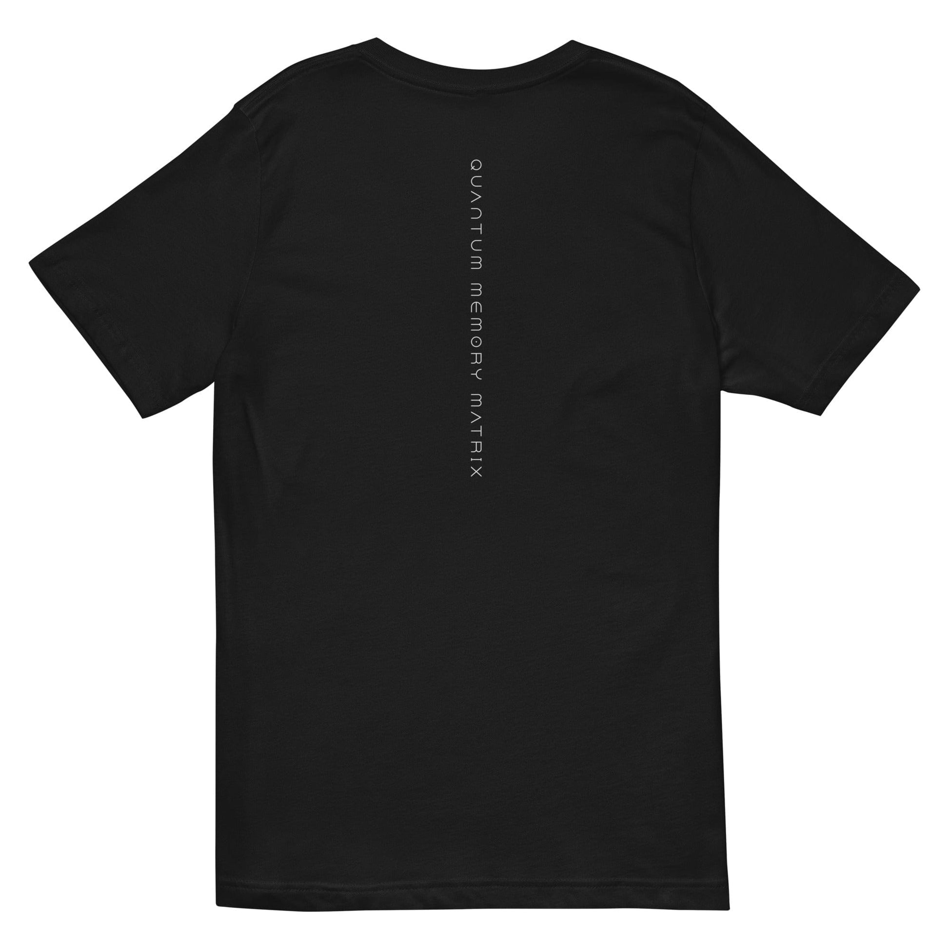 OMTHREAD QMM White Print Unisex V-Neck T-Shirt