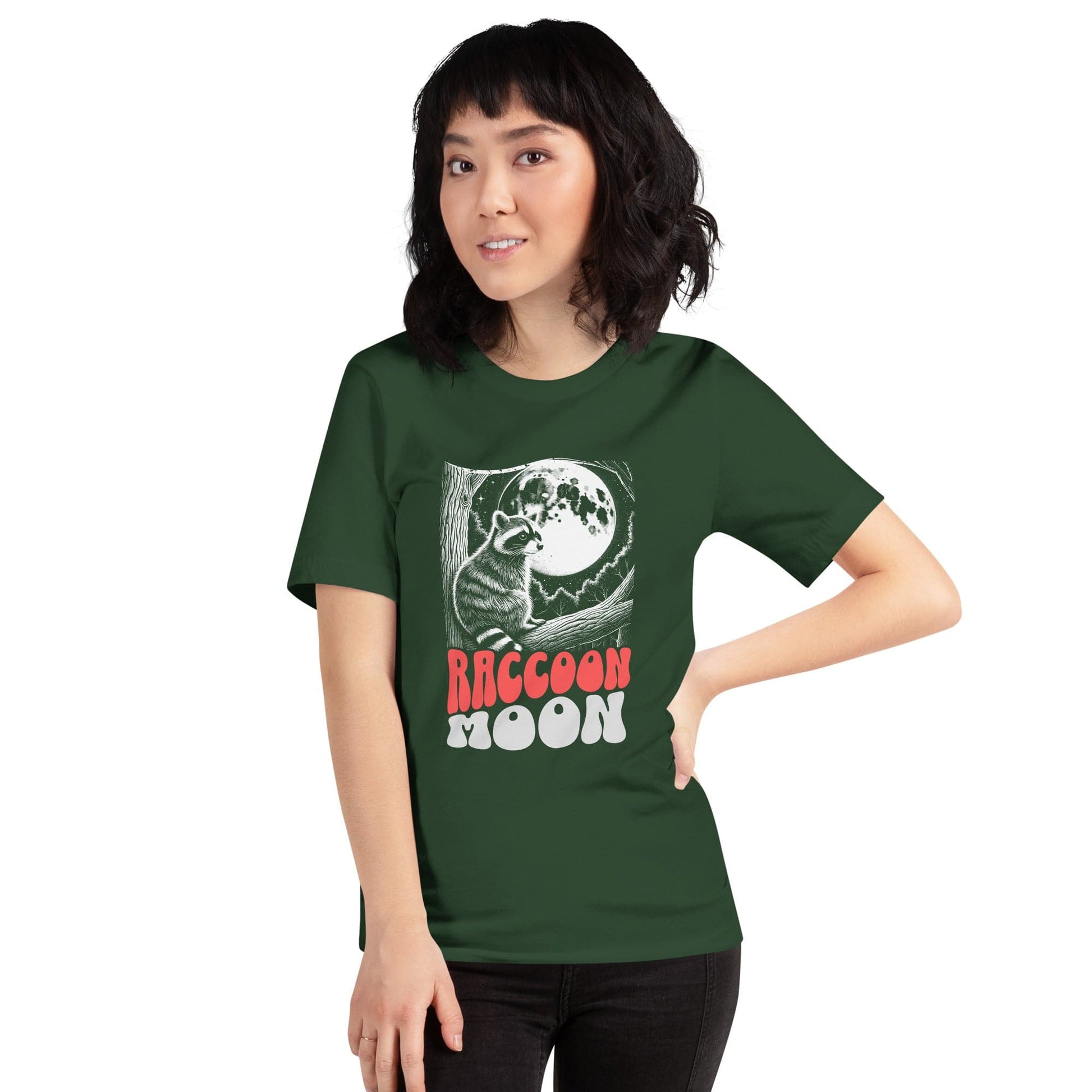 OMTHREAD Raccoon Moon Tee