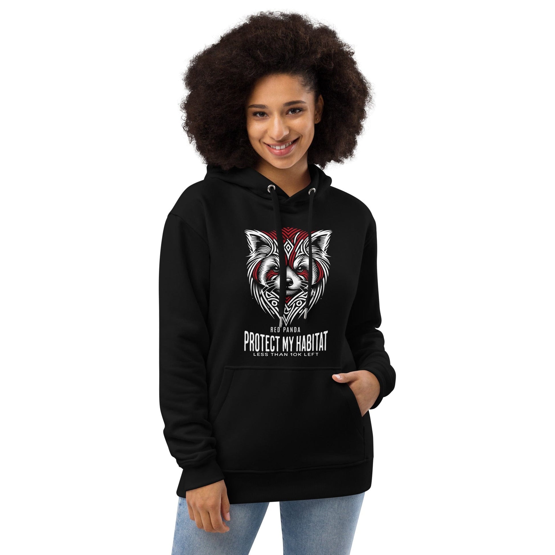 OMTHREAD Red Panda: Protect My Habitat Premium Eco Unisex Hoodie