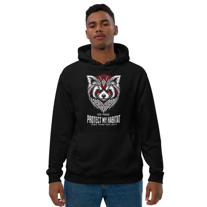 OMTHREAD Red Panda: Protect My Habitat Premium Eco Unisex Hoodie