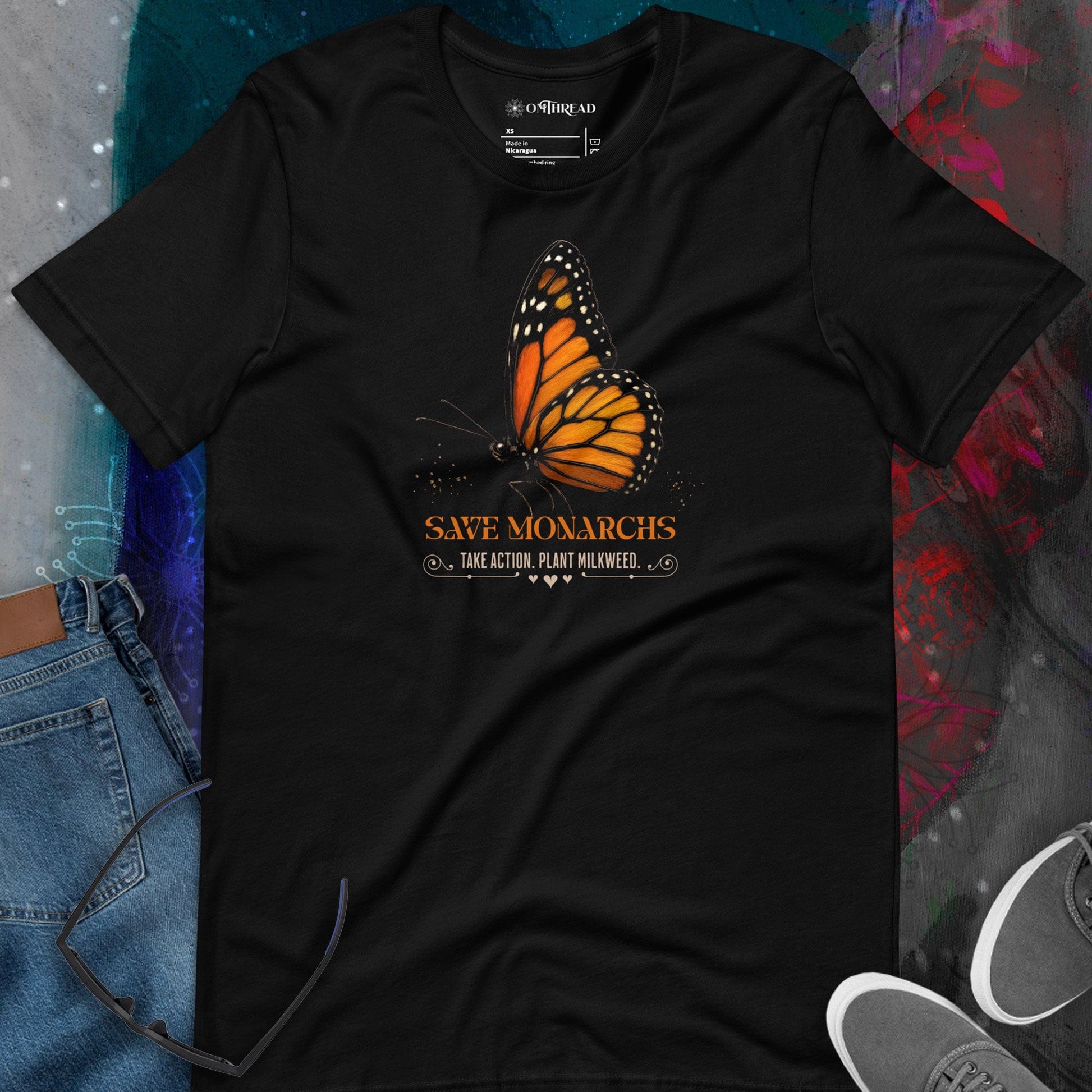 OMTHREAD Save Monarchs Butterfly Conservation Shirt