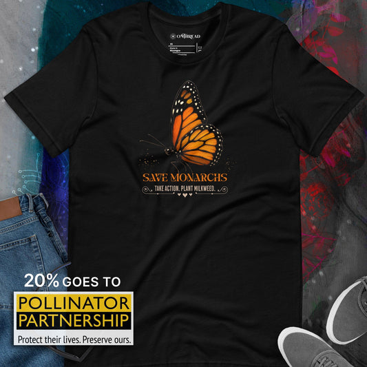 OMTHREAD Save Monarchs Butterfly Conservation Shirt