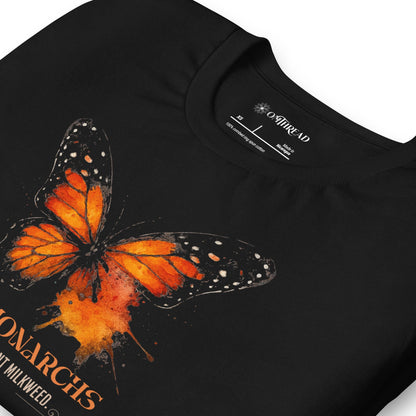 OMTHREAD Save Monarchs Butterfly Shirt Plant Milkweed Conservation Tee by OMThread