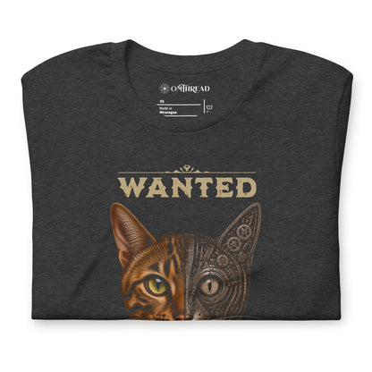 OMTHREAD Schrodinger Bengal Cat Shirt Quantum Physics Science Tee
