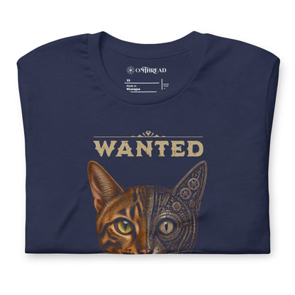 OMTHREAD Schrodinger Bengal Cat Shirt Quantum Physics Science Tee