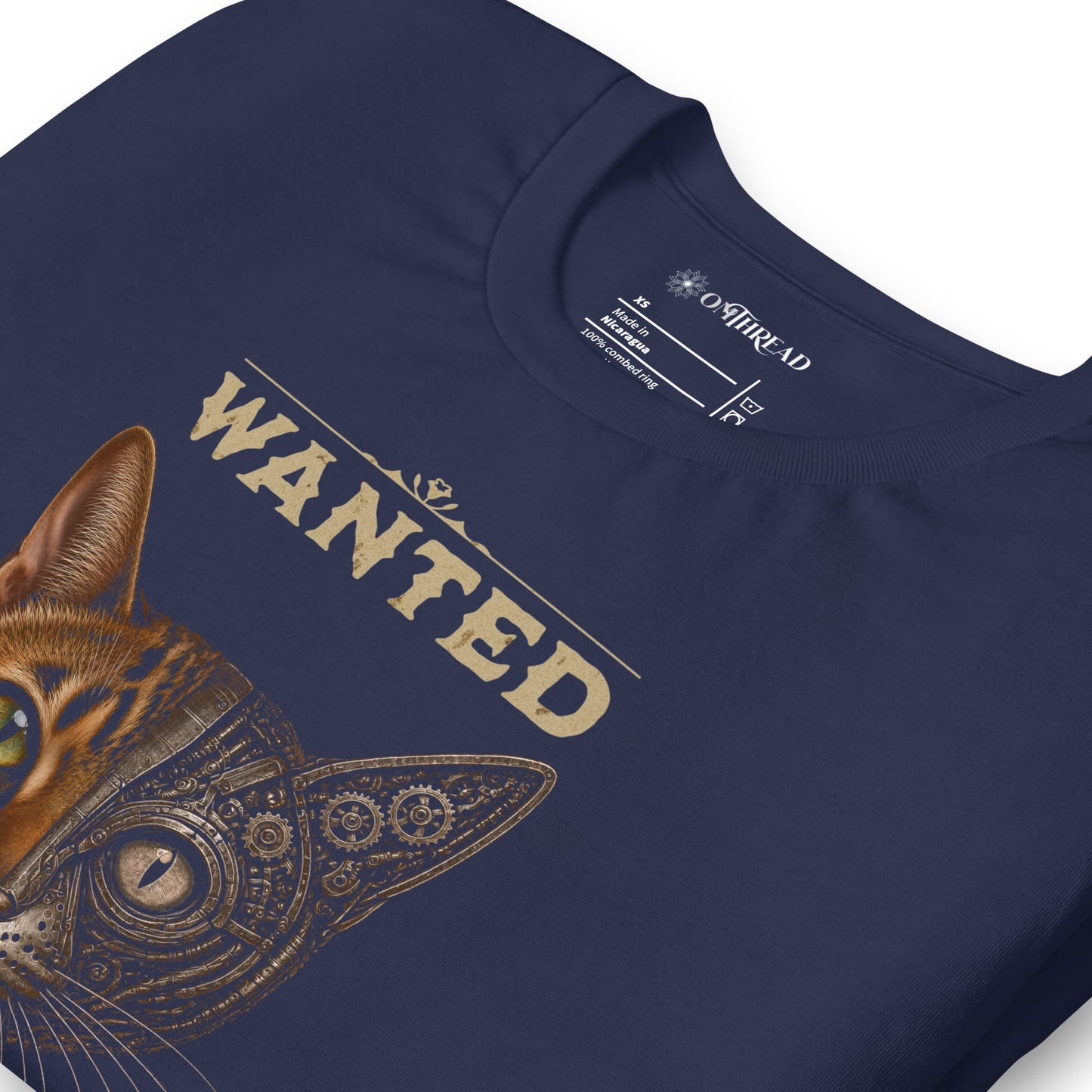 OMTHREAD Schrodinger Bengal Cat Shirt Quantum Physics Science Tee