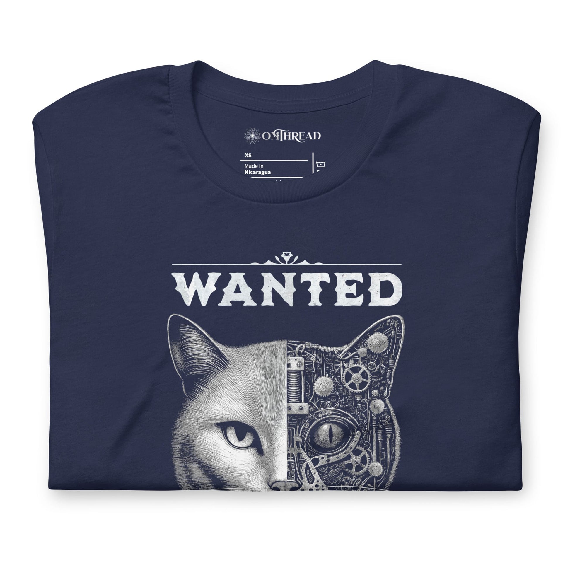 OMTHREAD Schrodinger Cat Shirt Quantum Physics Retro Western