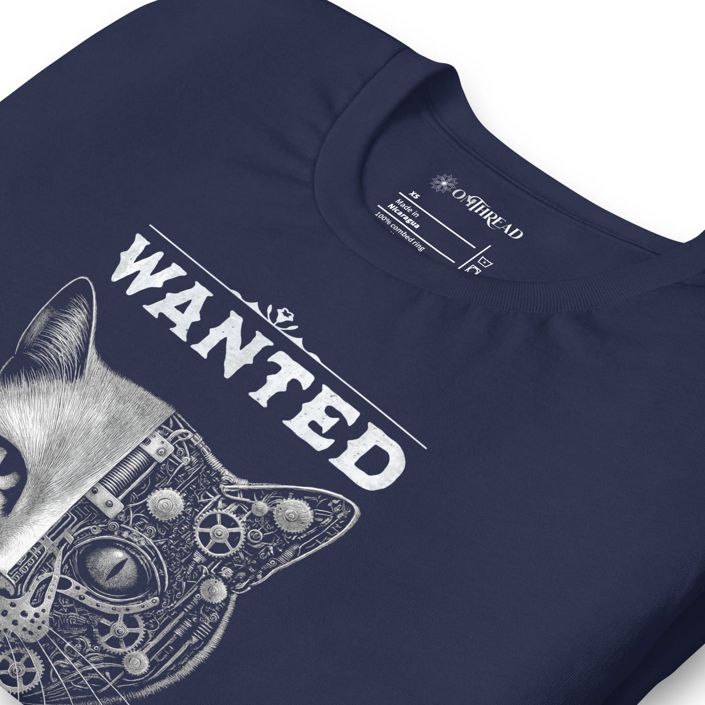 OMTHREAD Schrodinger Cat Shirt Quantum Physics Retro Western
