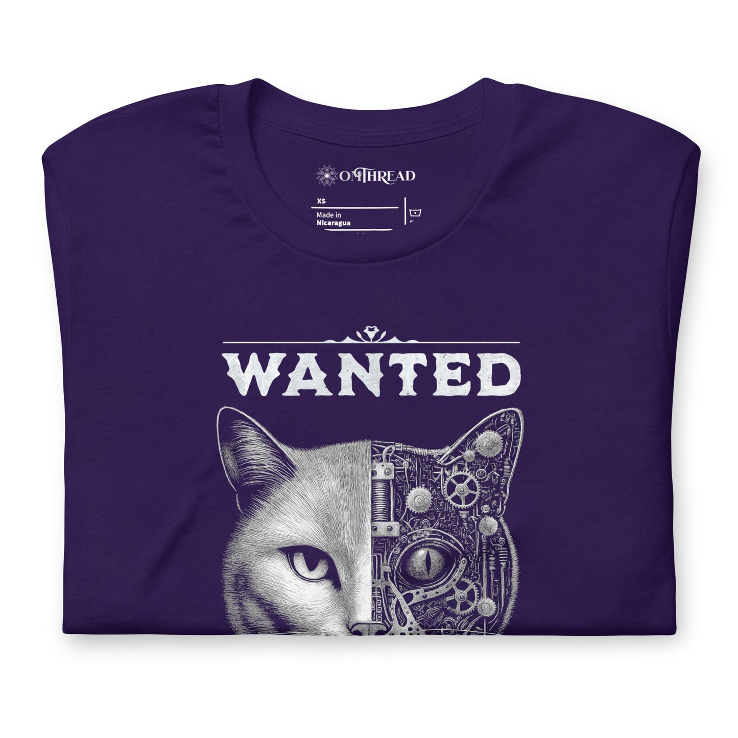OMTHREAD Schrodinger Cat Shirt Quantum Physics Retro Western