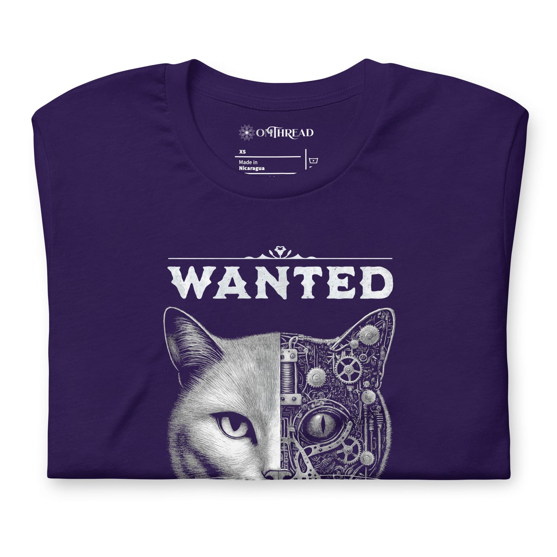 OMTHREAD Schrodinger Cat Shirt Quantum Physics Retro Western
