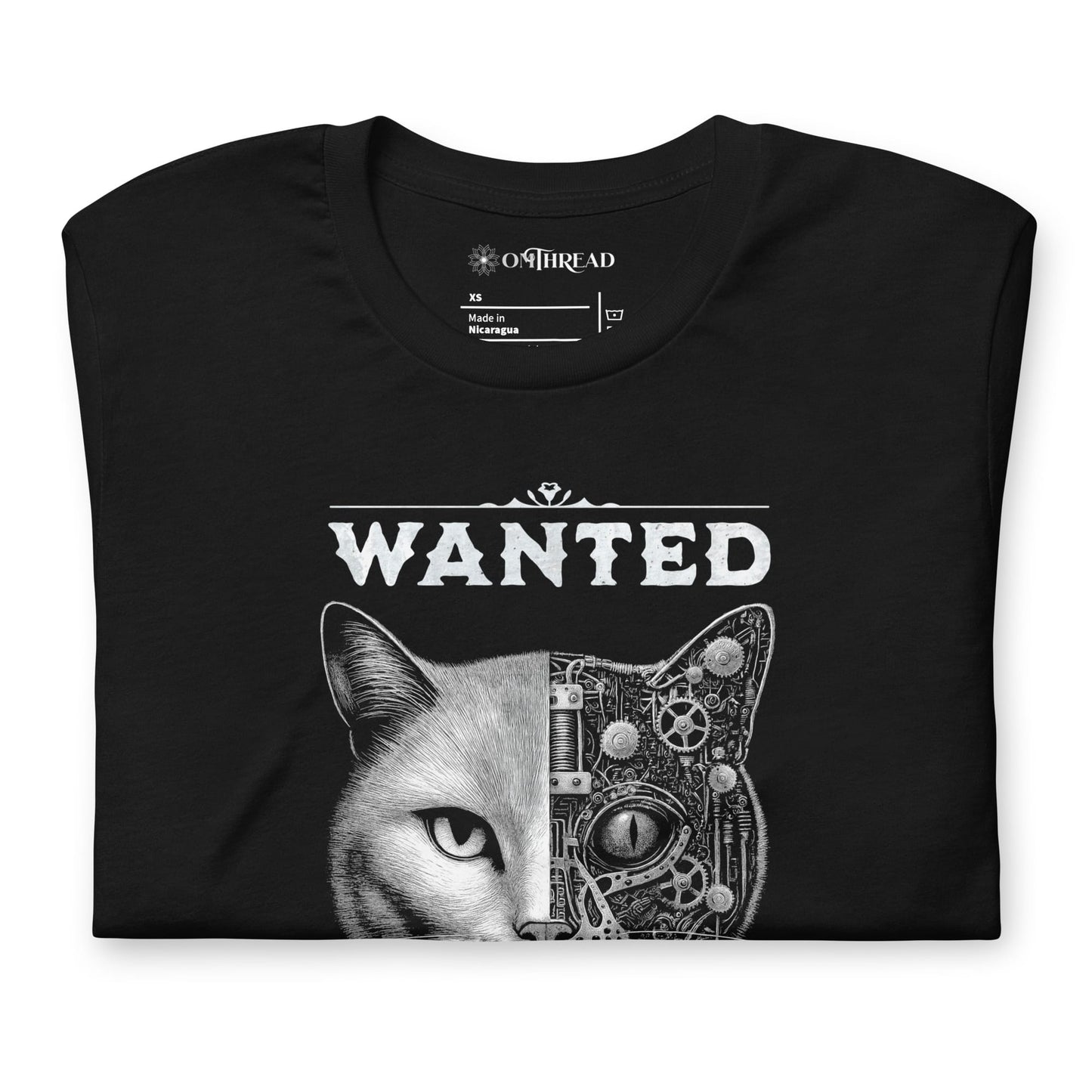 OMTHREAD Schrodinger Cat Shirt Quantum Physics Retro Western