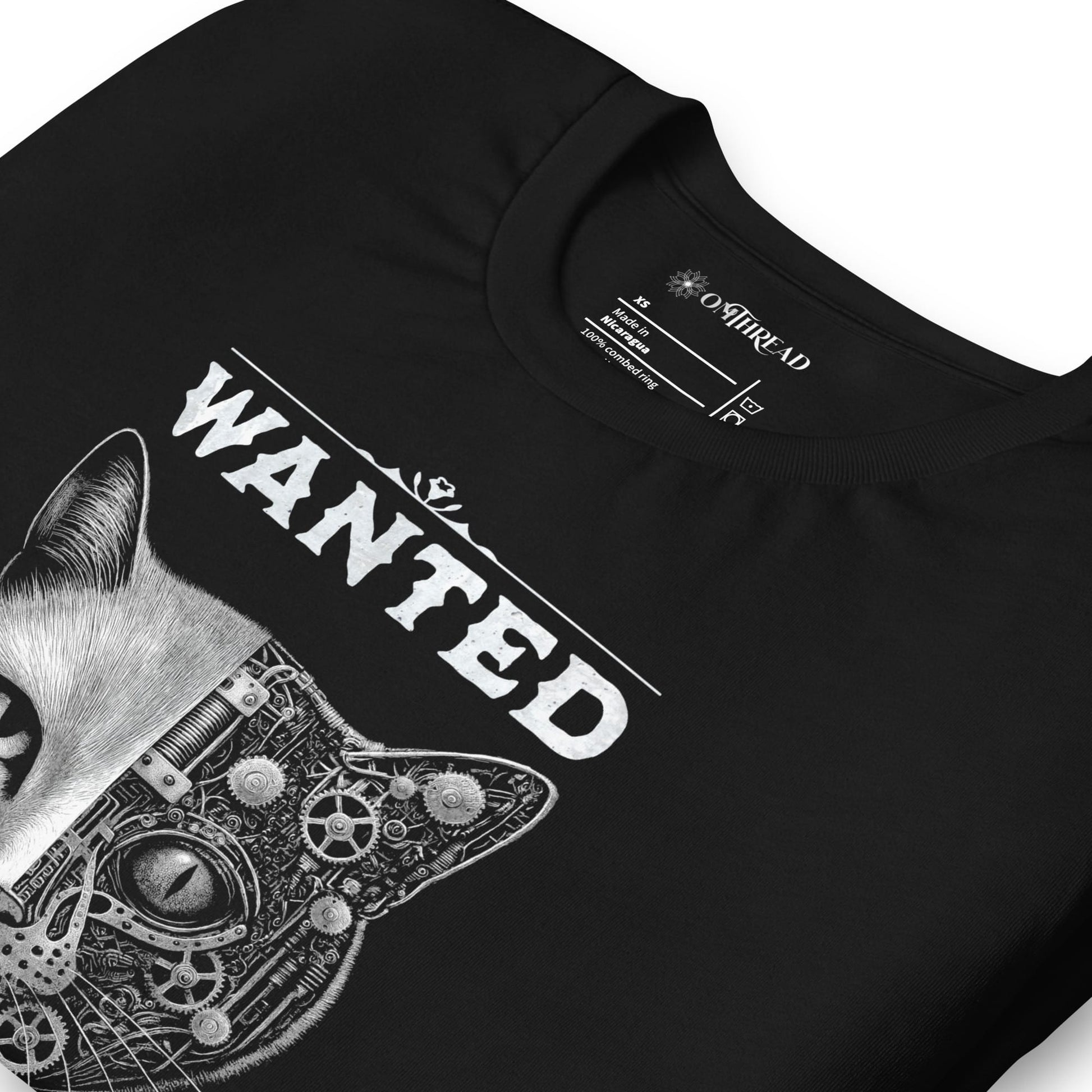 OMTHREAD Schrodinger Cat Shirt Quantum Physics Retro Western