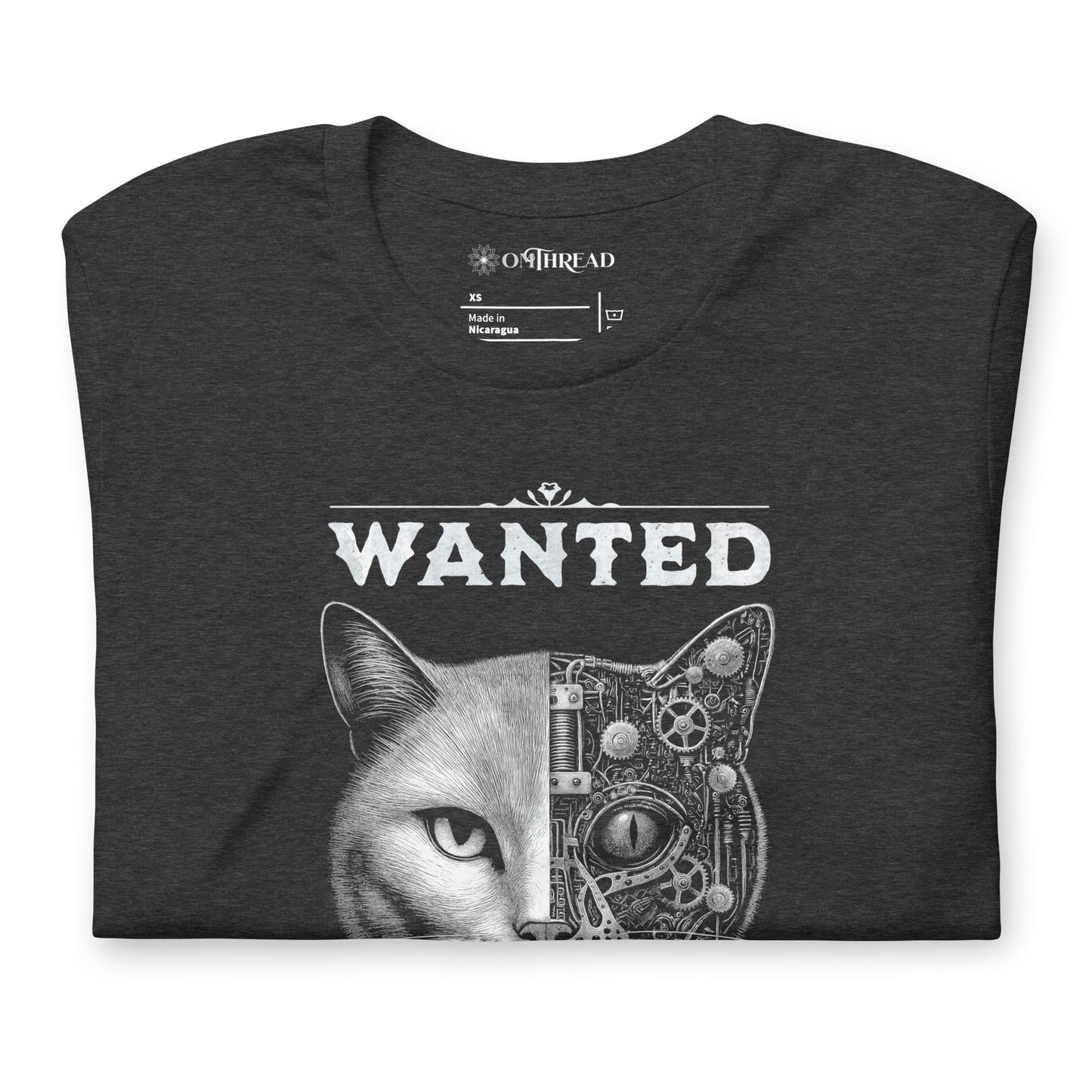 OMTHREAD Schrodinger Cat Shirt Quantum Physics Retro Western