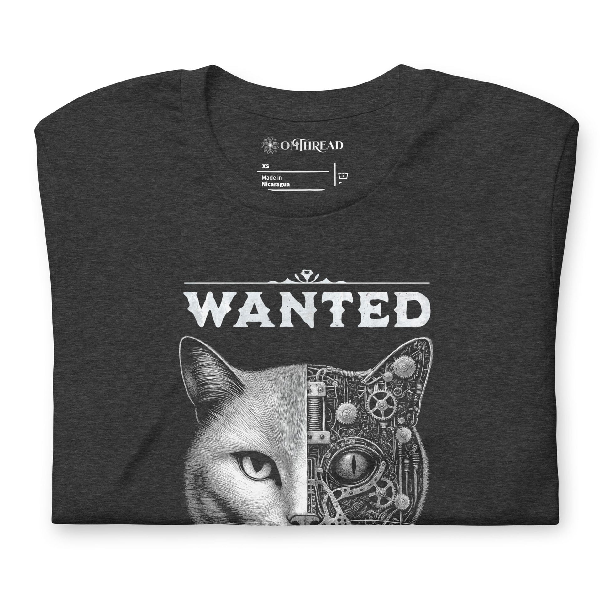 OMTHREAD Schrodinger Cat Shirt Quantum Physics Retro Western