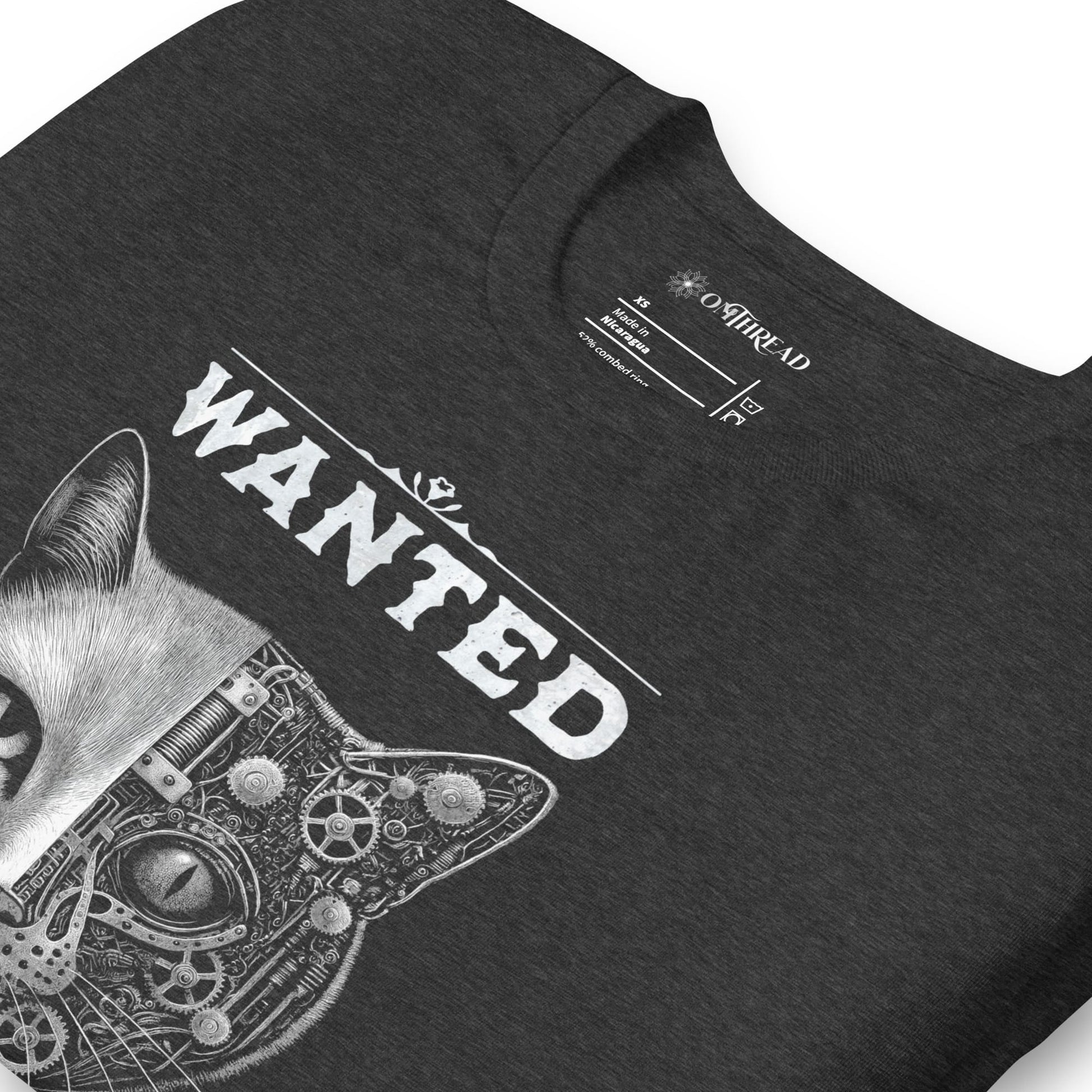OMTHREAD Schrodinger Cat Shirt Quantum Physics Retro Western